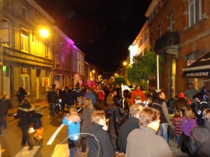 Le cortège est passé par la rue de la Station